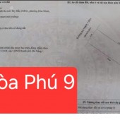 Bán lô đất MT Hòa Phú 9 (Gò Nảy 6 cũ), P. Hòa Minh, Q. Liên Chiểu, Đà Nẵng